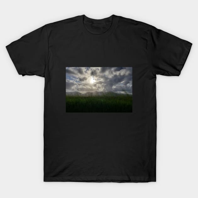 Waiʻanae Range, Mountains and Sky T-Shirt by NadJac